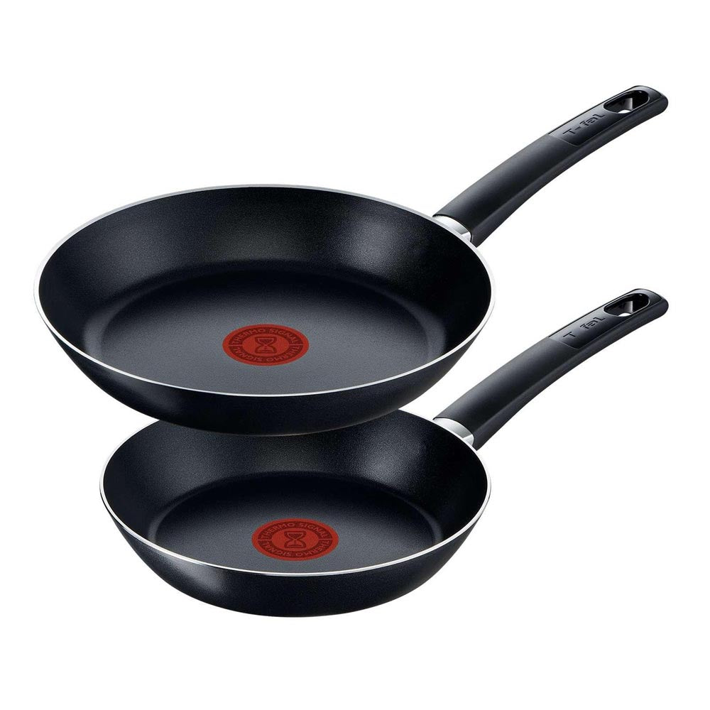 Juego De Sartenes B5759182 T-Fal 20/24  Simplicity Negro