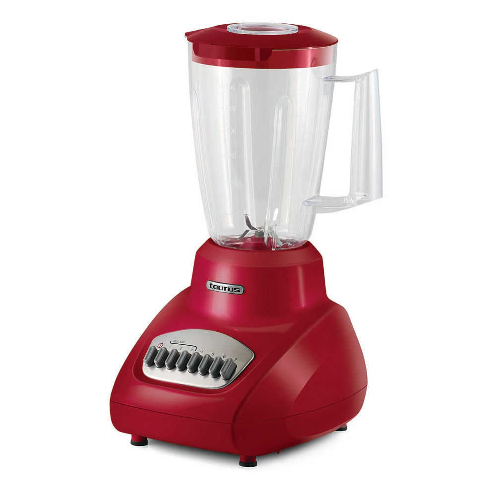 Licuadora Granada Taurus Vaso De Plastico 1.5Lts Color Rojo