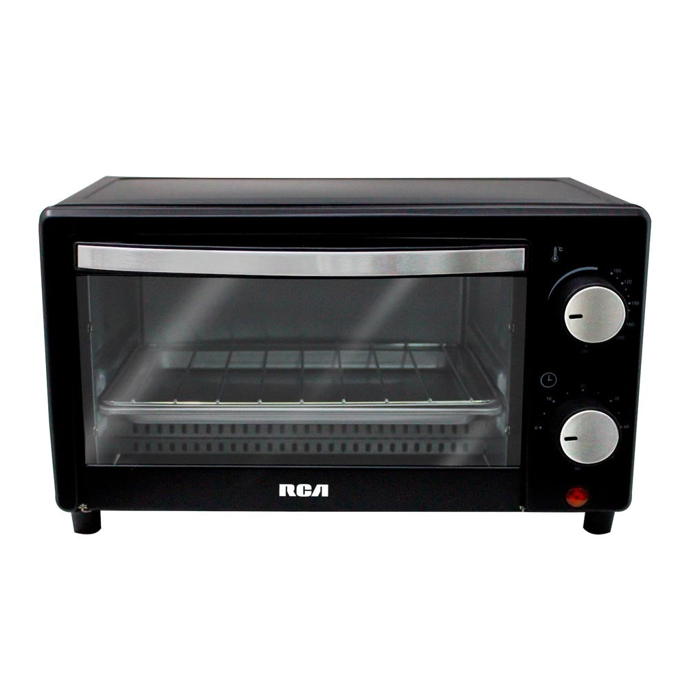 Horno Eléctrico Rc-9L De Doble Resistencia 9 Litros Color Negro
