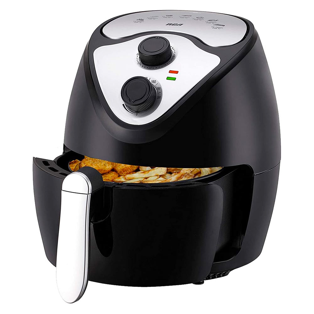 Freidora De Aire Rc105 Digital 2.6Lt Acero Inox Color Negro
