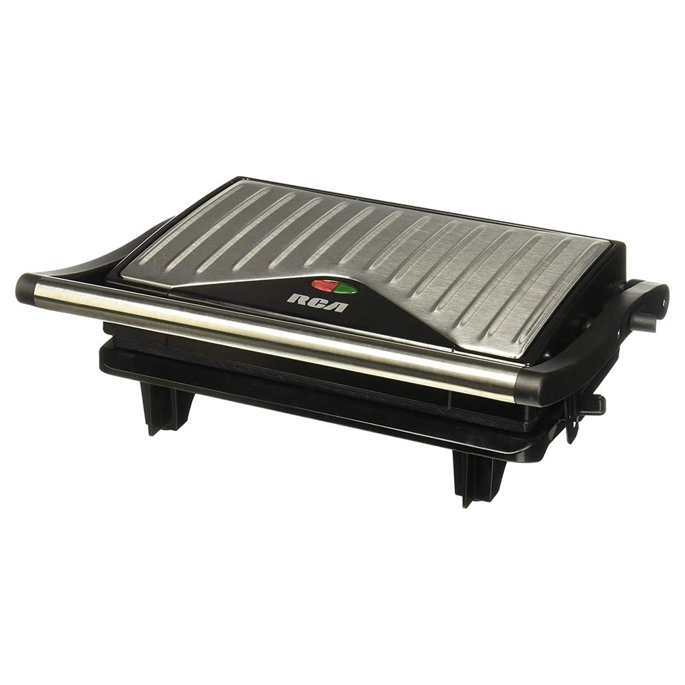 Parrilla Panini  Rc-123G Color Negro-Plata